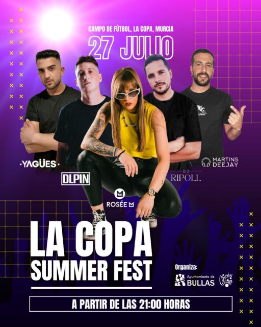 Bullas vibrará con el primer 'La Copa Summer Fest'