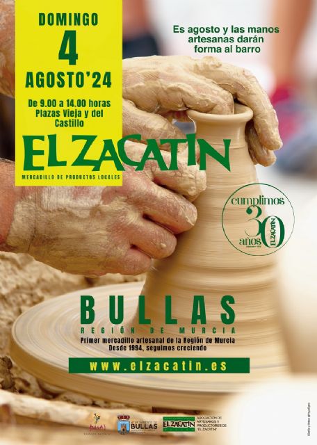 El mercadillo 'El Zacatín' dedica su actividad central en agosto a la cerámica